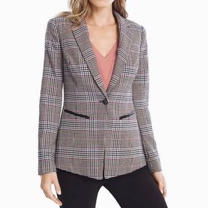 White House Black Market Plaid Blazer